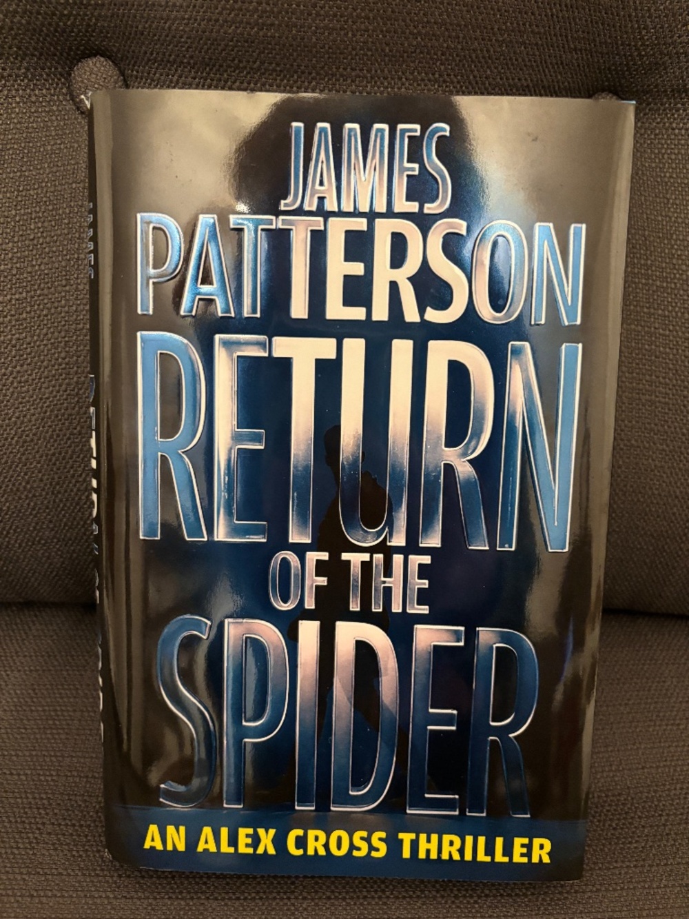 Return of the Spider James Patterson Alex Cross Thriller Book First Edition Prin